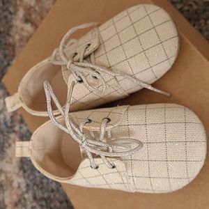Zara Baby Grid Bluchers Shoes